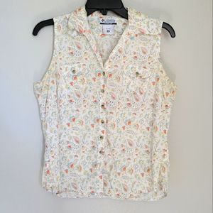 Columbia Button Up Tank